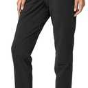 G Gradual Women's Pants with Deep Pockets 7/8 Stretch Ankle Sweatpants for Golf, Athletic, Lounge, Travel, Work L
