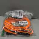 Heavy Duty Dog Leash, 46FT Shock Absorbing Dog Leashes with Traffic Handle and Comfortable Padded Handles, Advanced Easy Metal Clip, No Pull Reflective Leash for Medium Large Dogs that Pull (Orange)