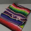 Mexican Table Runner 4Pack 14 x 84 Inches Fiesta Mexican Theme Party Decoration for Cinco de Mayo Fiesta Party Serape Zarape Table Runner