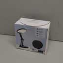 One Fire Cordless Desk Lamp,Dimmable Small Battery Powered Lights,3600mAh Rechargeable Wireless Table Lamp,Mini Lamp&Portable Light for Bed,Book Reading,Home for Small Spaces,Nail Light,Craft,Office (White)