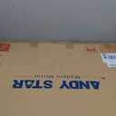 ANDY STAR Brushed Nickel Mirror 30x40 Inch, Rectangle Bathroom Mirror for Wall, Large Scalloped Wall Mirror in Anti-Rust Stainless Steel Metal 1 Frame, Wall Mounts Horizontally or Vertically