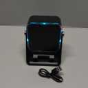 Wireless Induction Portable Bluetooth Speaker - 5 in1 Bluetooth Speaker Phone Stand with Colorful Ambient Light 360° Rotation Compatible with Most Phones - Unique Birthday Gift for Men Women Adults
(Black)