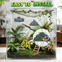 BABORUI Jumping Spider Accessories, Magnetic Cloud Platforms for Climbing Resting, Jumping Spider Enclosure Accessories for Natural Habitat Setup (Cloud)