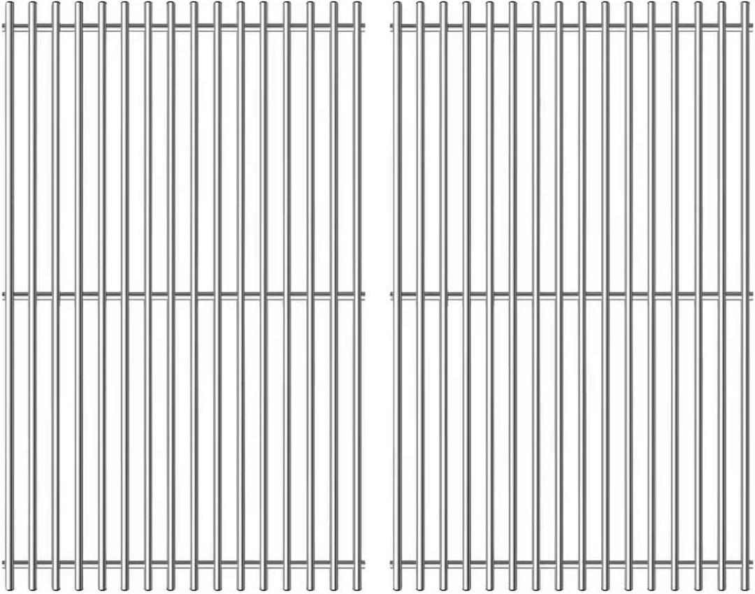 17.5 Inch Grill Grates for Weber Spirit 300 & Spirit II GS4 300 Series 3 Burner Grill Parts Stainless Steel Cooking Grate Replacement Parts for Spirit 700 Gas Grill