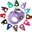 EcoBark Step in Dog Harness  EcoFriendly Dog Harnesses for Small and Medium Breed Dogs  Reflective and Adjustable Body Halter Vest  Soft Mesh Toy Breed Harness (Lavender, Medium)