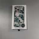 MOSNOVO Case for iPhone 16 Pro Max, [Buffertech 6.6ft Military-Grade Drop Protection] [Anti Peel Off Tech] Clear TPU Bumper Phone Case Cover Design - Eucalyptus