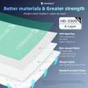 39" x 100' Heavy-Duty Temporary Floor Protection for Construction & Renovation, Green, Surface Protection Film for Hardwood Floors, Tile&Hard Paint Protection. (HD-330G 39" x 100')