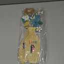 Nonforgetta 3 Pieces Metal Flowers Wall Arts - Rustic Farmhouse Decor Beige Minimalist Flower Wall Decors for Living room Bathroom Bedroom Dining Room-Housewarming Gifts (yellow happy)