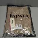 Tapata Women's 28"/30"/32"/34" Straight Linen Dress Pants with Pockets Tall, Petite, Regular for Office Work Business (Brown, XL)