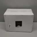 U-QE 100PCS Black Plastic Plates, Heavy Duty Black Plates Including 50PCS 10'' Dinner Plates & 50PCS 7.5'' Dessert Plate - Hard Plastic Plate for Party Wedding Bridal Shower