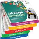 Air Fryer Cheat Sheet Magnets Cooking Guide Booklet - Air Fryer Cookbooks, Air Fryer Liners - Air Fryers Kitchen Gifts Gadgets 2026 - Air Fryer Accessories, Kitchen Gadgets Gifts for Mom Wife Grandma