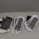Lux Dual Grip Socks - Soccer Grip Socks for Men and Women. GripArray Performance & Comfort (Large, Black (3 Packs))