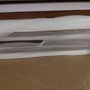 Fluted Nightstand, Mid Century Modern Nightstand, Walnut Finish Bedside Table with Drawer and Open Shelf, Bedroom Side Table, 18.9" W x 15.7" D x 18.5" H