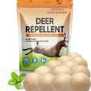 Deer Repellent for Plants, Rabbit Repellent Outdoor, Deer and Rabbit Repellent for Plants, Garden, Trees, Bunny Repellent, Safe for People, Pets and Plants, Lasts Up to 60 Days - 12 Packs