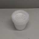 T4U Orchid Pot, 6 Pack 4.3 Inch Orchid Pots with Holes and Saucers, Clear Orchid Pots for Repotting, Plastic Flower Plant Pot for Indoor Outdoor Plants, Slotted Orchids Planter for Root Health