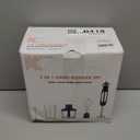 KOIOS 5-in-1 Hand Immersion Blender, 12 Speed Adjustable Emulsifier Handheld Blender, 1000W Copper Motor Stainless Steel Blade Hand Mixer with attachments, Blue