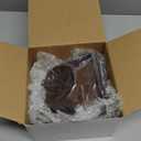 Gisafai 4 Inch Dryer Vent Cover Outdoor with Stainless Steel Screen Brown Wall Dryer Exhaust Vent Cover External Cap Cushioned Non Return Flap with Sealing Gasket Grille, Bird/Insect Proof