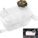 Engine Coolant Reservoir Tank With Cap, Radiator Overflow Tank Compatible With Buick Chevy Vehicle Encore Trax 2013-2021 1.4L 1.8L Replaces# 603-955, 95269001, 95201979, 95380033