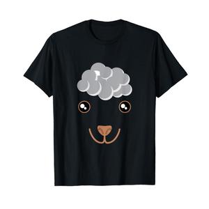 Port Company Funny Cute Animal Face Sheep Costume Halloween Adults Kids T-Shirt ,Size M