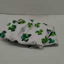 Horaldaily St. Patrick's Day Tablecloth 6060 Inch Round, Shamrock Irish Clover Luck Washable Table Cover for Party Picnic Dinner Decor (Green)