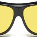 Macular Degeneration Glasses for Men/Women,Glasses for Macular Degeneration Aids, Glaucoma, Cataracts and Retinitis Pigmentosa for Outdoor and Indoor Yellow Lenses, Large Size