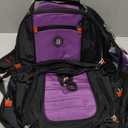 SHRRADOO Extra Large 50L Travel Laptop Backpack with USB Charging Port, College High School Backpack Airline Approved Business Work Bag Fit 17 Inch Laptops for Men Women,Purple