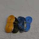 4 Rolls Construction Ribbon 40 Yards 5/8 Inch Truck Ribbon for Gift Wrapping Construction Theme Birthday Party Supplies DIY Crafts