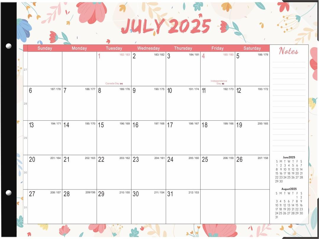 2026 Desk Calendar Large 22x17  01/2026-06/2027 Desk Top Calendar 2026 with plastic cover