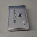 Luxury Canadian White Goose Down Pillow Standard - 750+ Fill Power, Soft Down Pillows for Sleeping, Fluffy Pillow for Neck Pain Relief, Hotel Bed Pillows for Side Sleeper (1 Pack, 20"x26")