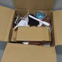 1 Gallon Drink Dispenser for Parties,Glass Beverage Dispenser with Stand,Water Dispenser with 18/8 Stainless Steel Spigot,Lemonade Stand Dispenser for Fridge,Juice,Punch,Cocktails,Ice Tea & Sun Tea