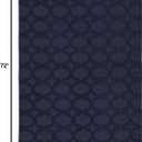 Garland Rug Sparta Non Slip Polypropylene 4 Ft. X 6 Ft. Navy Blue Area Rug- Ideal for Living Rooms & Hallways, Stylish & Durable for High-Traffic Areas