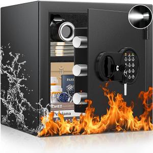 2.0 Cuft Fireproof Safe Box for Home,Digital Keypad,35-Min Fire Protection