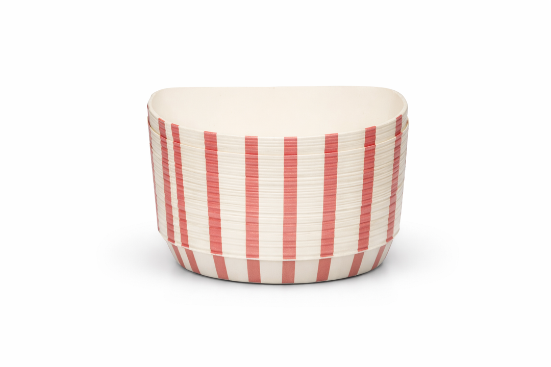 MotBach 100 Pack 2Lb Paper Food Boat Trays Disposable Paper Boat Plate Containers, Kraft Food Serving Tray Boats Baskets Bowls for Snack Popcorn Dessert BBQ Hot Dog Sandwich Burger Taco Fries Nacho (Red Check)