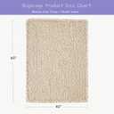 Bigacogo Chunky Knit Throw Blanket for Couch, 40x60 inches, 100% Hand Knitted with Thick Jumbo Chenille Yarn, Cozy Soft Large Rope Knot Cable Crochet Blankets for Sofa Bed Living Room, Beige