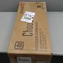 ChooChoo Bathroom Wall Cabinet, Over The Toilet Space Saver Storage Cabinet, Medicine Cabinet with 2 Door and Adjustable Shelves, Cupboard (White)