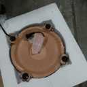 Sculptural Floor Lamp Faux Leather