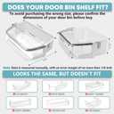 AAP73252202 AAP73252209 Refrigerator Door Bin Replacement for L-G Ken-more Elite Refrigerator 795 parts, Right Refrigerator Replacement Door Bin LFX25991ST LFX31925ST LFXC24726S - 2 PACK by Fetechmate