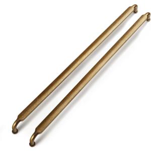 Goo-Ki 6 Pack 12-3/5 Inch 320mm Hole Center Cabinet Pulls Antique Brass Zinc Alloy Kitchen Drawer Pulls Drawer Handles 13.05 Inch Length 2202-GT-320