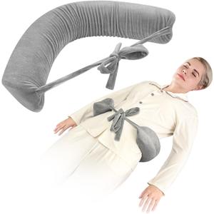 Lower Back Support While Sleeping Lumbar Support Pillow for Bed Scoliosis Sciatica Pain Relief Pillow for Recliner Office Chair Lower Lumbar Roll Adjustable Night Sleep Cushion To Back Rest