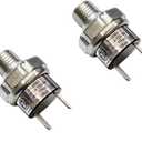 Pair of Air Pressure Switch 135-175 PSI Tank Mount Type Thread 1/4" NPT 12V 24V DC Air Compressor Pressure Switch for Air Train Horn 135-175 1/4 inch
