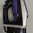 Hamilton Beach Steam Iron for Clothes & Garment Steamer with Smooth Press Stainless Steel Soleplate, 1200 Watts, 8 Retractable Cord, Black (14214)