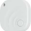 1 Pack Dual System Tracker for iOS and Android Bluetooth Tracker Smart Tags Compatible with Apple Find My (iOS) & Google's Find Hub(Android) for Keys, Luggage, Wallet, Vehicles (White)