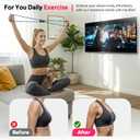 RENRANRING Figure 8 Fitness Resistance Bands with Handles - Exercise Tube Band Set of 3 for Arm and Shoulder Stretch, Rope 8 Word Elastic for Women and Men