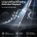 64GB Voice Recorder w/Type-C, Voice Activated Recorder with AI-Intelligent Noise Reduction, Audio Recording Device 90 Days Storage Capacity for Lectures Meeting, Class, Work, Interviews