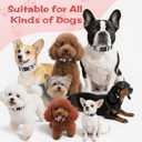 2 x Kazazoo Dog Collar Cute and Soft Nylon Puppy Collar Girl, Adjustable Dog Collars for Small Medium Dogs, Blue and Pink Flowers-S