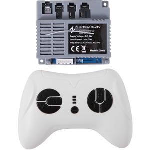 Kids Ride On Car 2.4G Bluetooth Remote Control and JR1932RX-24V Receiver Control Box Motherboard Kit for Children Electric Ride On Car