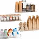 Yieach 4 Pack Clear Spice Rack771