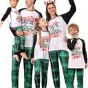 Rnxrbb 2025 Family Christmas Pajamas Matching Sets Holiday Xmas Christmas Pjs Jammies for Women Men Couples Adult Kids (XL)