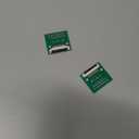 2 Pcs FFC FPC PCB Converter Board 15 Pin 1mm 0.5mm Pitch to Dip 2.54mm for FCC Cable Couple Extend Adapter
