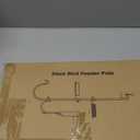 ERYTLLY Deck Hook Bird Feeder Pole Bird Feeder Porch Multi Hook Bird Feeding Station Kit Multi Feeder Hanging Kit Premium Bird Bath for Attracting Wild Birds Bird Feeder Planter Hanger (32.2 Inch)